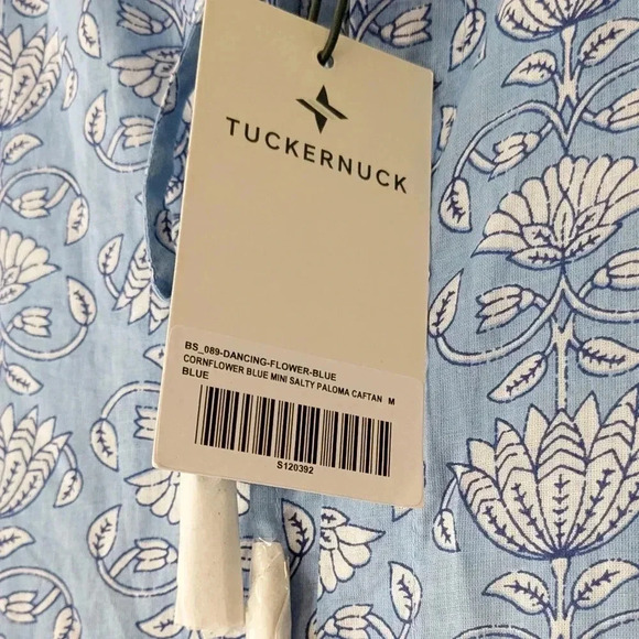 Tuckernuck Tnuck Beach Cornflower Blue Mini Salty Paloma Coverup - Picture 4 of 6